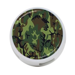 Military Camouflage Pattern 4-port Usb Hub (one Side) by BangZart