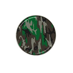 Army Green Camouflage Hat Clip Ball Marker