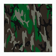 Army Green Camouflage Medium Glasses Cloth (2-side)