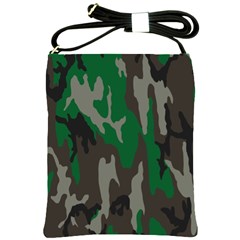 Army Green Camouflage Shoulder Sling Bags by BangZart