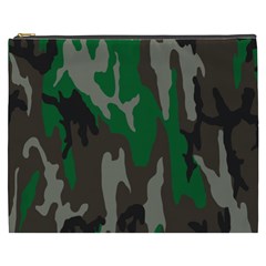 Army Green Camouflage Cosmetic Bag (xxxl) 