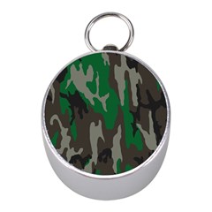 Army Green Camouflage Mini Silver Compasses by BangZart