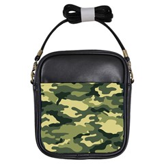 Camouflage Camo Pattern Girls Sling Bags by BangZart