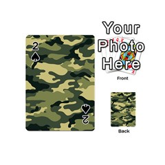 Camouflage Camo Pattern Playing Cards 54 (mini)  by BangZart