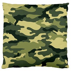 Camouflage Camo Pattern Large Cushion Case (two Sides) by BangZart