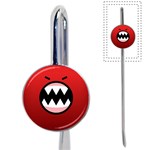 Funny Angry Book Mark Front