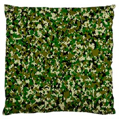 Camo Pattern Standard Flano Cushion Case (one Side)