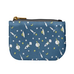 Space Rockets Pattern Mini Coin Purses by BangZart