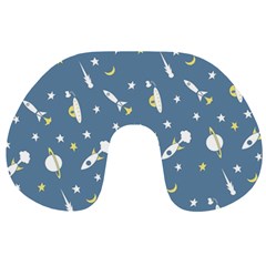 Space Rockets Pattern Travel Neck Pillows