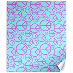 Peace Sign Backgrounds Canvas 8  X 10  by BangZart