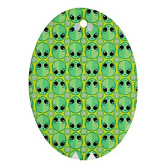 Alien Pattern Ornament (oval)