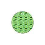 Alien Pattern Golf Ball Marker Front