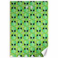 Alien Pattern Canvas 12  X 18  