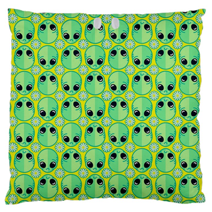 Alien Pattern Large Cushion Case (One Side)