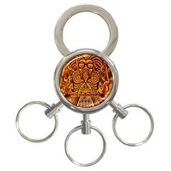 Alien Dj 3-ring Key Chains