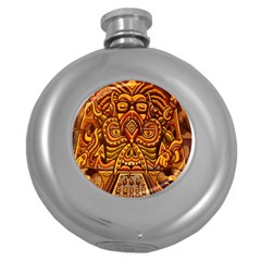 Alien Dj Round Hip Flask (5 Oz)