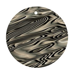 Alien Planet Surface Round Ornament (two Sides)