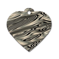 Alien Planet Surface Dog Tag Heart (two Sides) by BangZart
