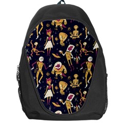 Alien Surface Pattern Backpack Bag