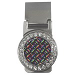 Alien Patterns Vector Graphic Money Clips (CZ)  Front