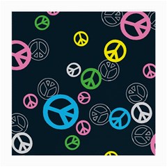 Peace & Love Pattern Medium Glasses Cloth (2-side)
