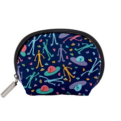 Alien Pattern Blue Accessory Pouches (small) 