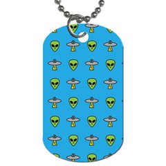 Alien Pattern Dog Tag (one Side)