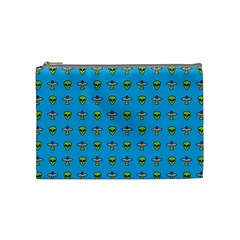 Alien Pattern Cosmetic Bag (medium)  by BangZart