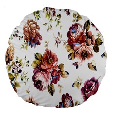 Texture Pattern Fabric Design Large 18  Premium Round Cushions