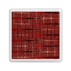 Rust Red Zig Zag Pattern Memory Card Reader (square)  by BangZart