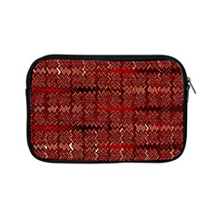 Rust Red Zig Zag Pattern Apple Ipad Mini Zipper Cases