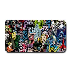 Vintage Horror Collage Pattern Medium Bar Mats by BangZart