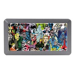 Vintage Horror Collage Pattern Memory Card Reader (mini) by BangZart