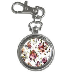 Texture Pattern Fabric Design Key Chain Watches