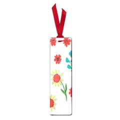 Flowers Fabric Design Small Book Marks