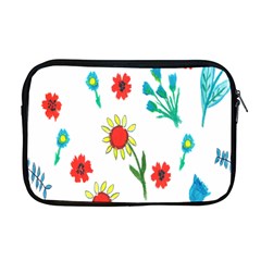 Flowers Fabric Design Apple Macbook Pro 17  Zipper Case