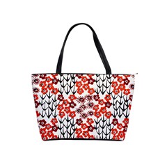 Simple Japanese Patterns Shoulder Handbags by BangZart