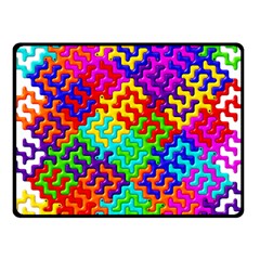 3d Fsm Tessellation Pattern Fleece Blanket (small) by BangZart