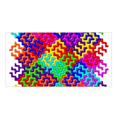 3d Fsm Tessellation Pattern Satin Shawl