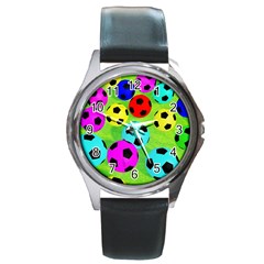 Balls Colors Round Metal Watch