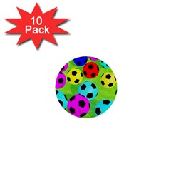 Balls Colors 1  Mini Buttons (10 Pack)  by BangZart