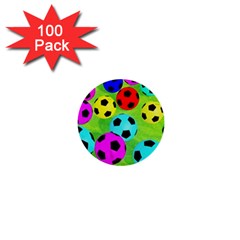 Balls Colors 1  Mini Buttons (100 Pack)  by BangZart