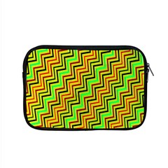 Green Red Brown Zig Zag Background Apple Macbook Pro 15  Zipper Case by BangZart