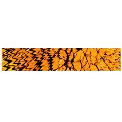 Yellow Chevron Zigzag Pattern Flano Scarf (large) by BangZart