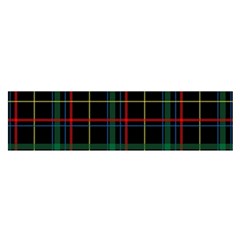 Tartan Plaid Pattern Satin Scarf (oblong)