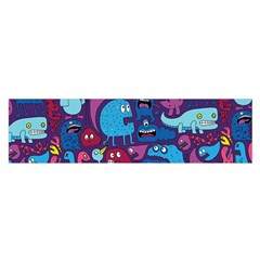 Hipster Pattern Animals And Tokyo Satin Scarf (oblong)