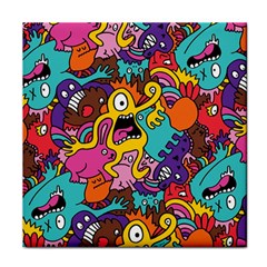 Monster Patterns Face Towel by BangZart