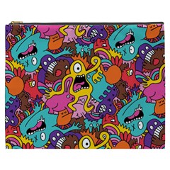 Monster Patterns Cosmetic Bag (xxxl)  by BangZart