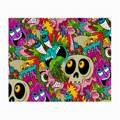 Crazy Illustrations & Funky Monster Pattern Small Glasses Cloth (2-side) by BangZart