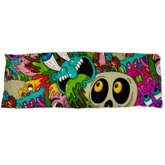 Crazy Illustrations & Funky Monster Pattern Body Pillow Case (dakimakura)